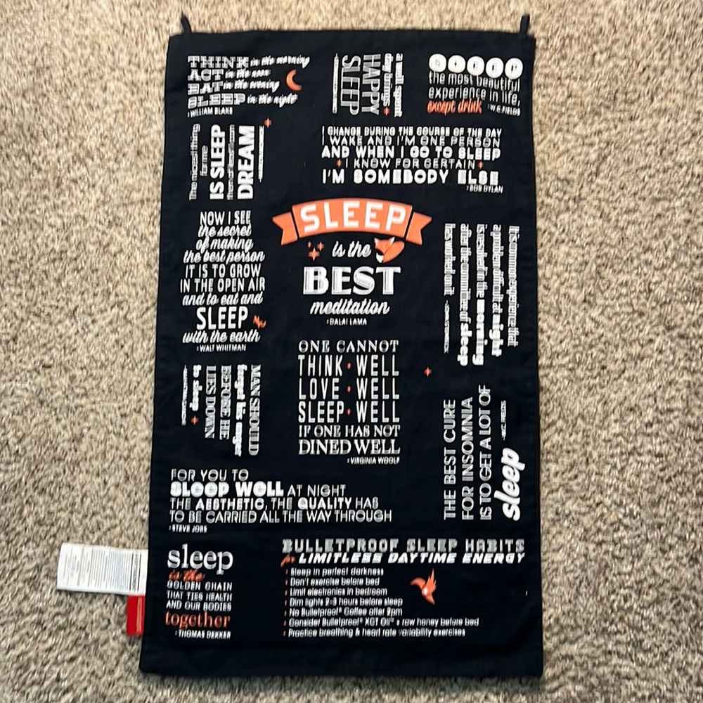 Bulletproof sleep induction mat
